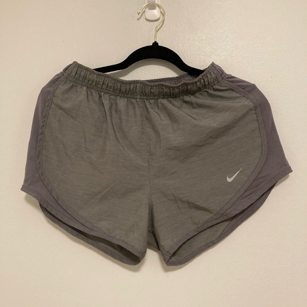 Nike Women's Gray Tempo Running Shorts